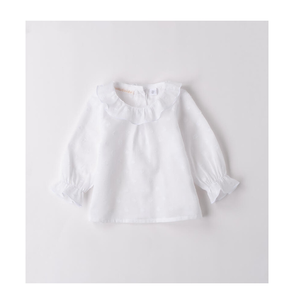 Camicia Minibanda Bianca Neonata B700
