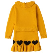 Maglione e Gonna Sarabanda Gialla bambina A200
