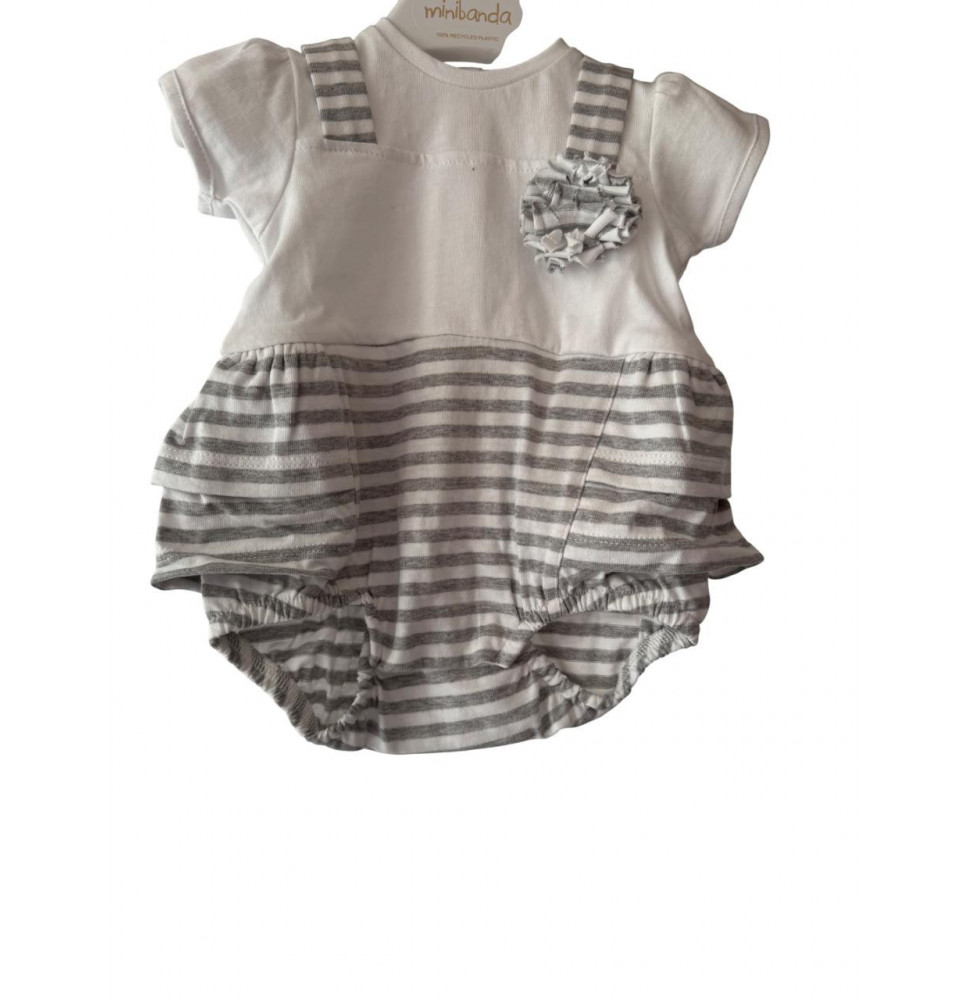 Pagliaccetto Minibanda Neonata Bianco 2698