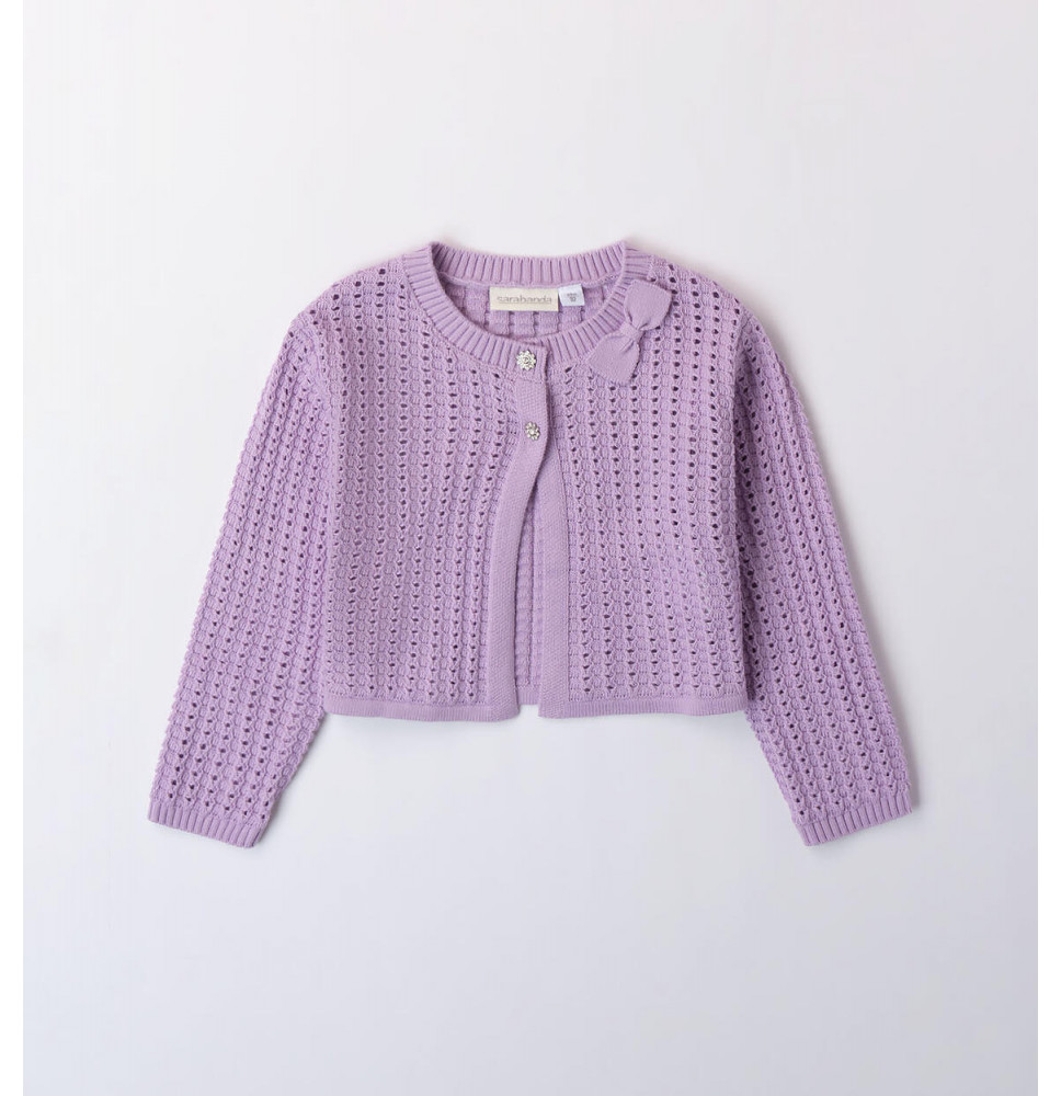 Cardigan Sarabanda Bimba Glicine 8300