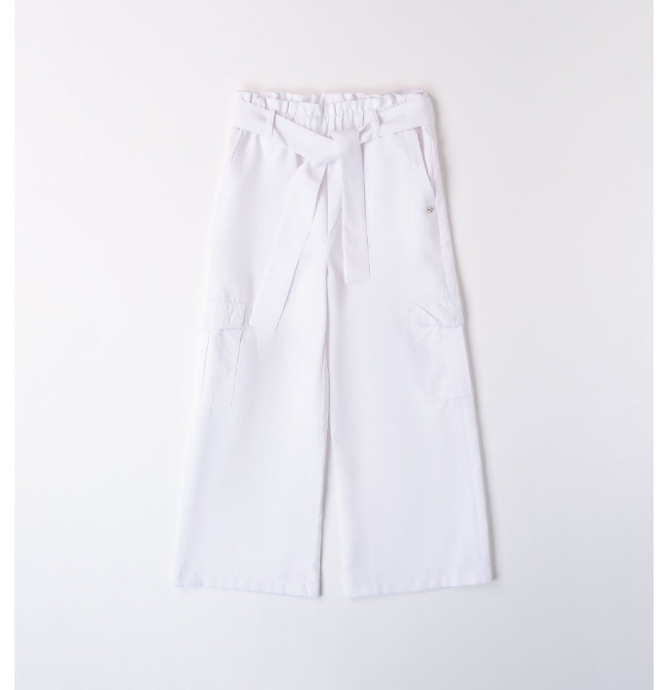 Pantalone Sarabanda Beige o Bianco ragazza 8438