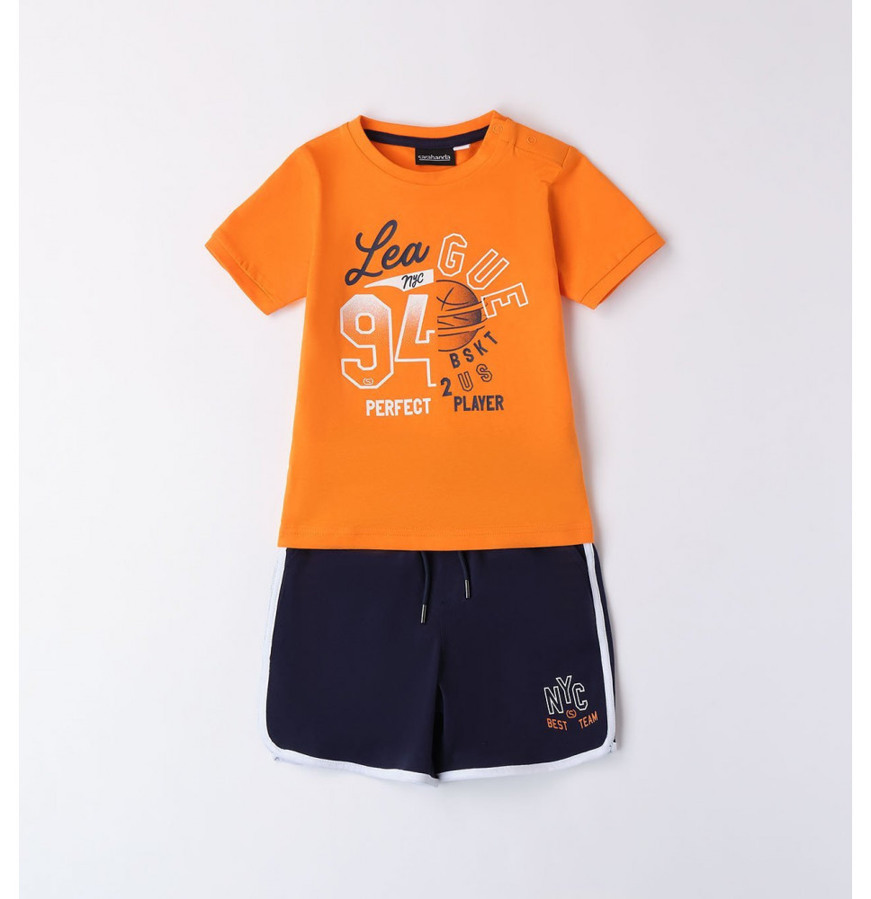 Completo Sarabanda Bimbo Arancione 8163
