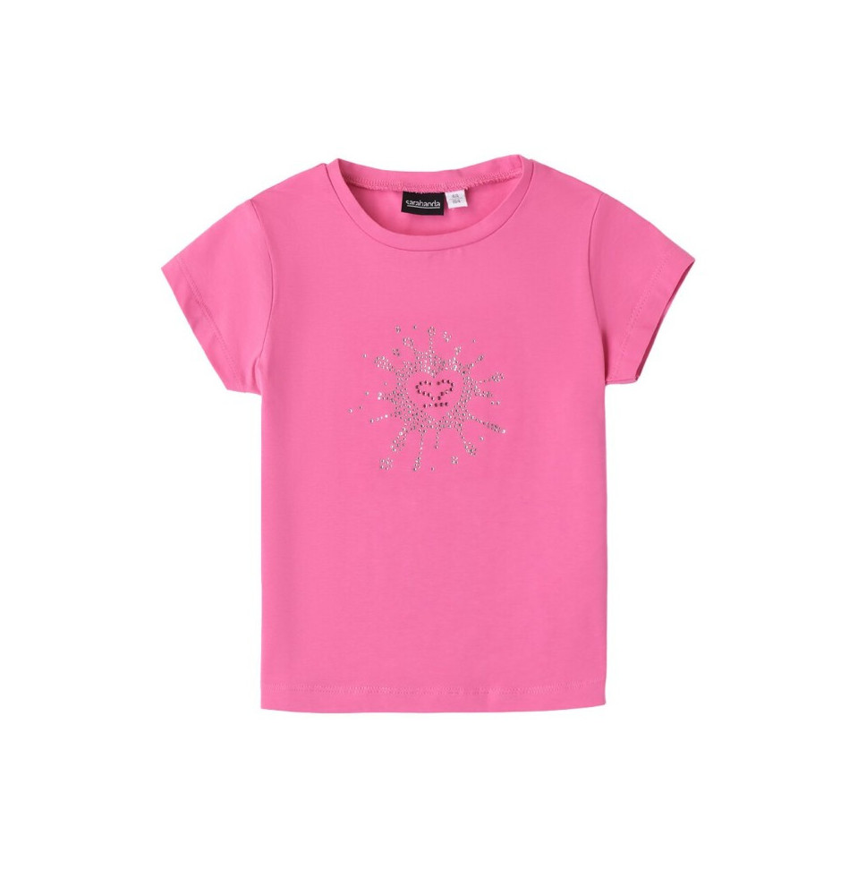 Maglietta Sarabanda Bimba Rosa 8209