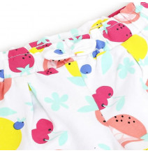 Pantaloncino Chicco Bimba Bianco fantasia frutta 05627 Pantaloncino Chicco Bimba Bianco fantasia frutta 05627