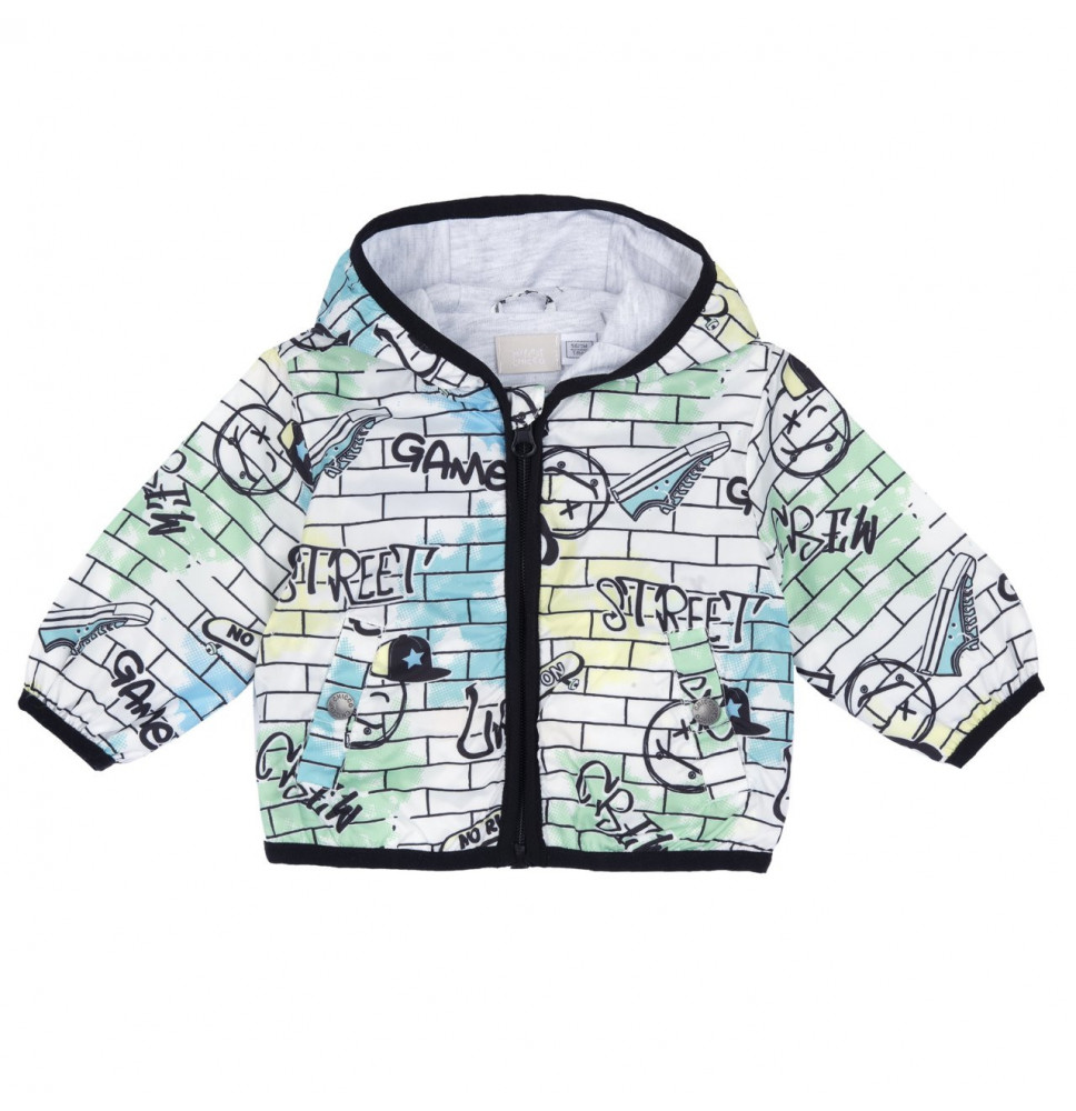 Giubbino Antivento Chicco Bimbo Bianco 087880