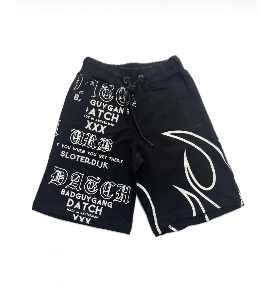 Pantalone corto DATCH ragazzo Nero 1067