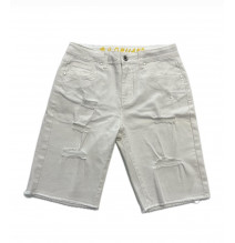 Pantalone corto 2.0 Milano Ragazzo in jeans Bianco J14