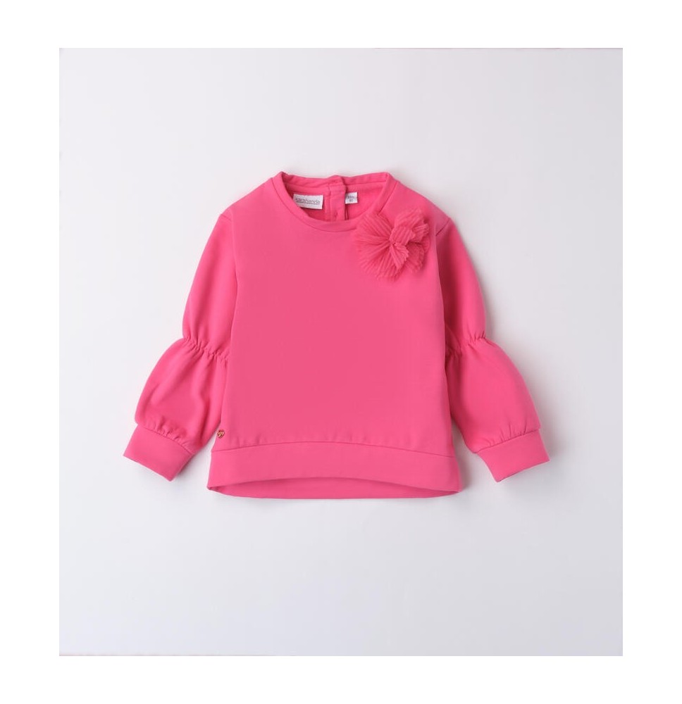 Felpa Sarabanda Fucsia bambina A304