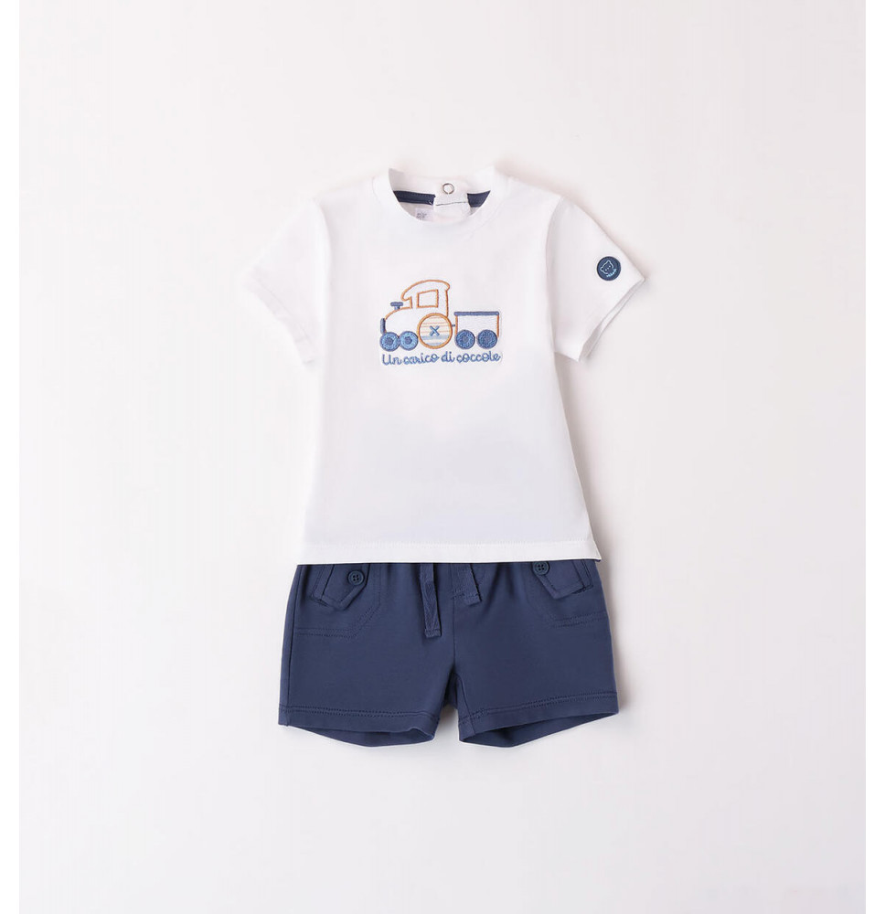 Completo Minibanda Bimbo Bianco 8676