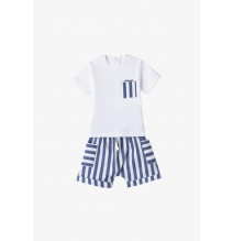 Completo Minibanda Bimbo Bianco 8613