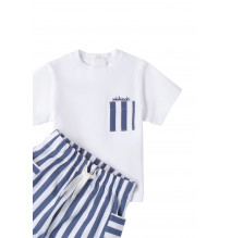 Completo Minibanda Bimbo Bianco 8613