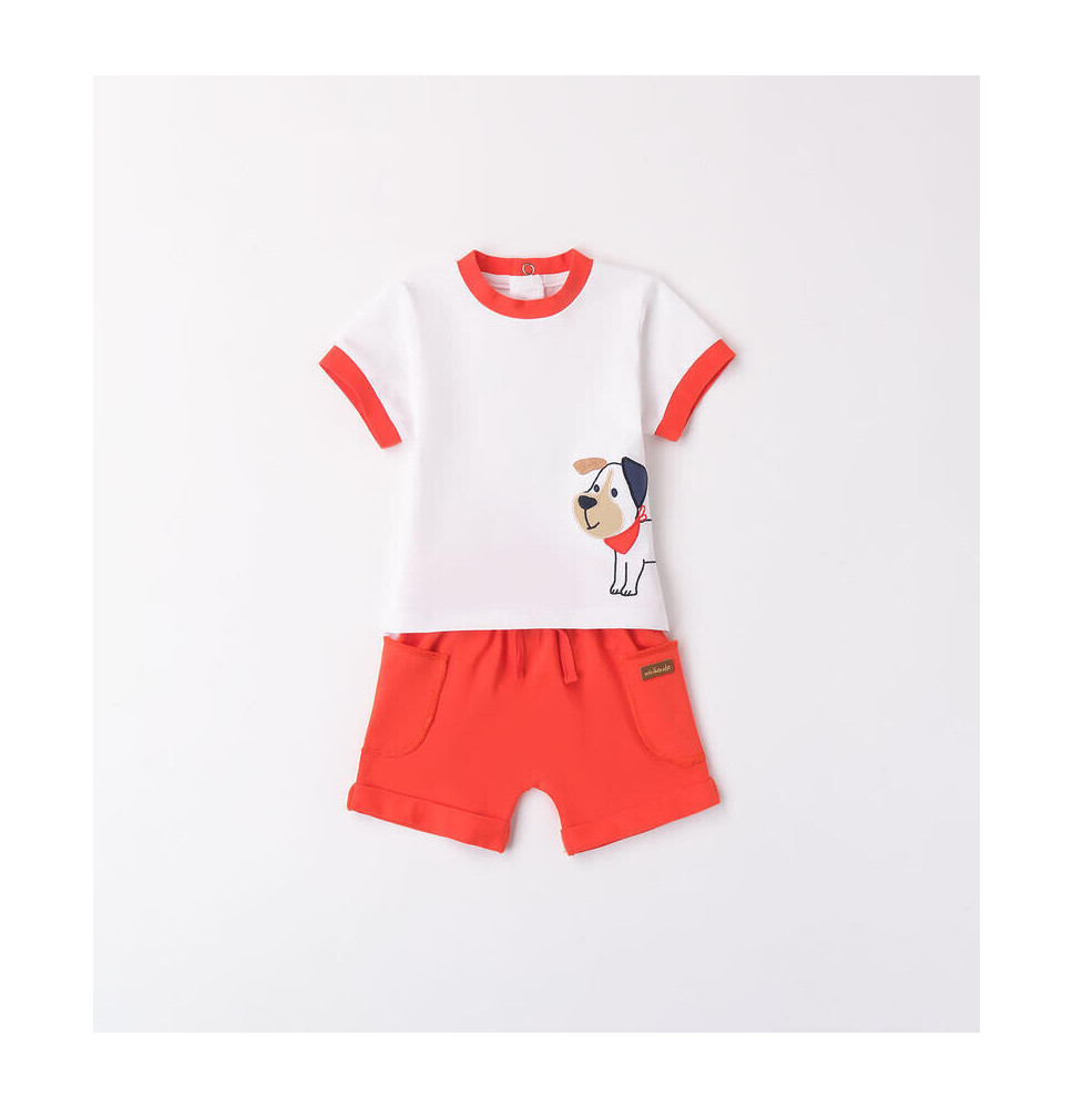 Completo Minibanda Bimbo Bianco 8614