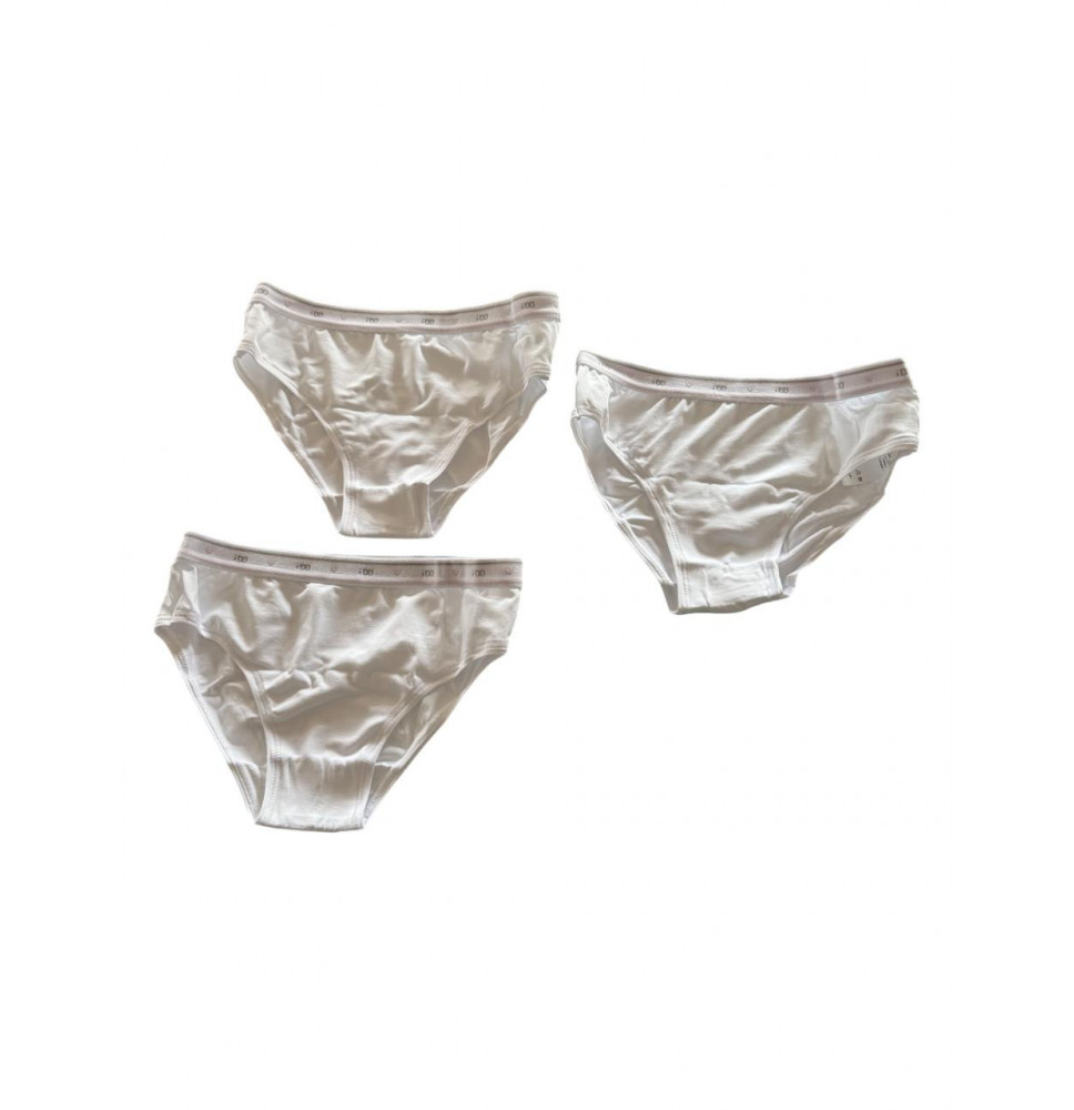 Slip Vita Alta Bimba/Ragazza Bianchi Z336
