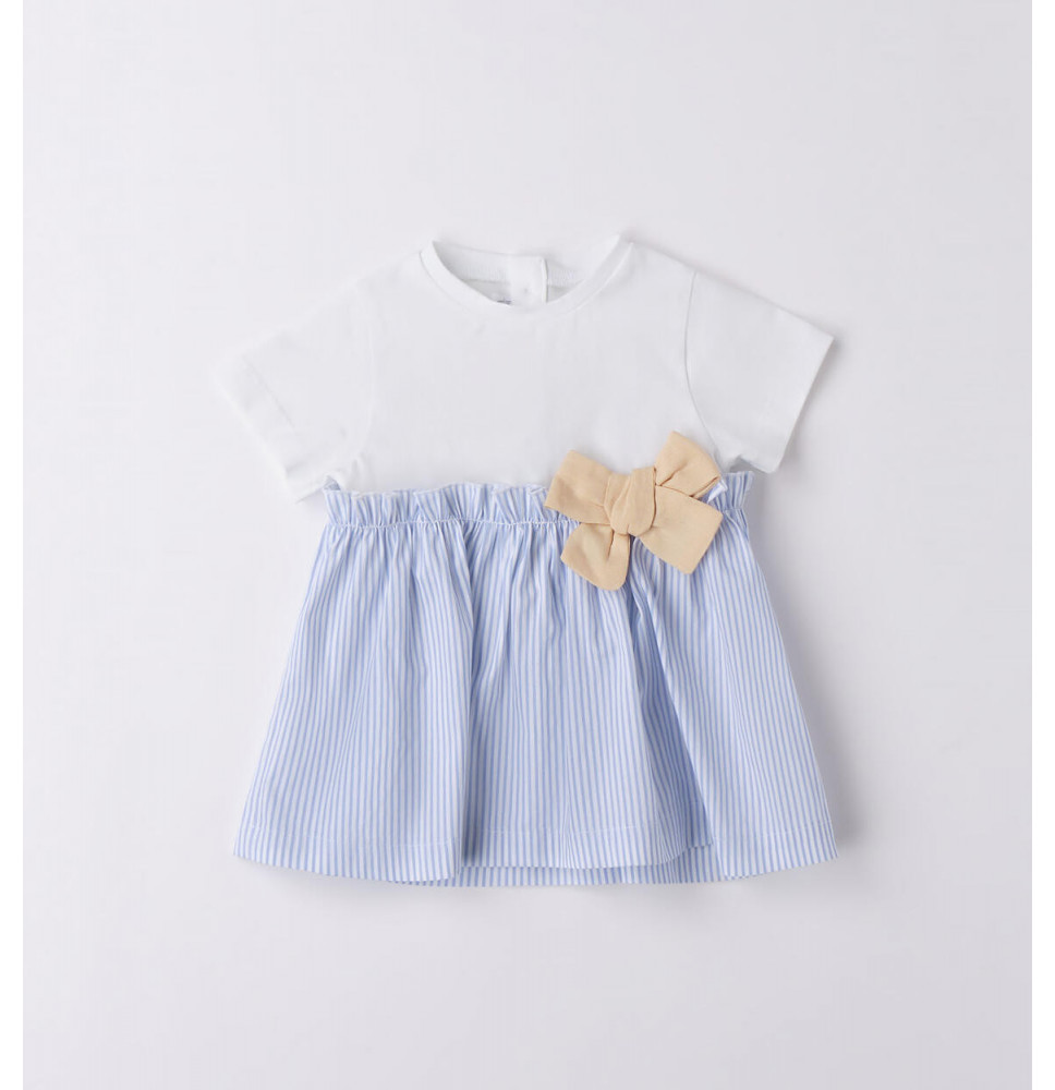 Vestito Minibanda  Bimba Bianco 6760