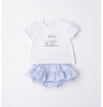 Completo Minibanda Bimba Bianco 6760