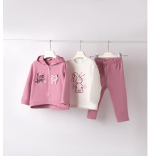 Completo Sarabanda Rosa bambina 3 pezzi  1040A35200