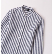 Camicia Sarabanda Ragazzo Bianca e Blu 8704