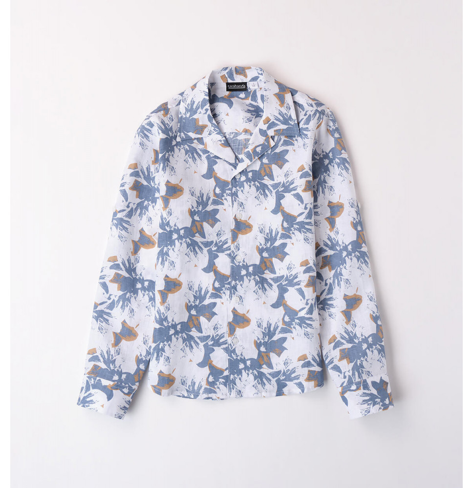 Camicia Sarabanda Ragazzo Bianca 8703
