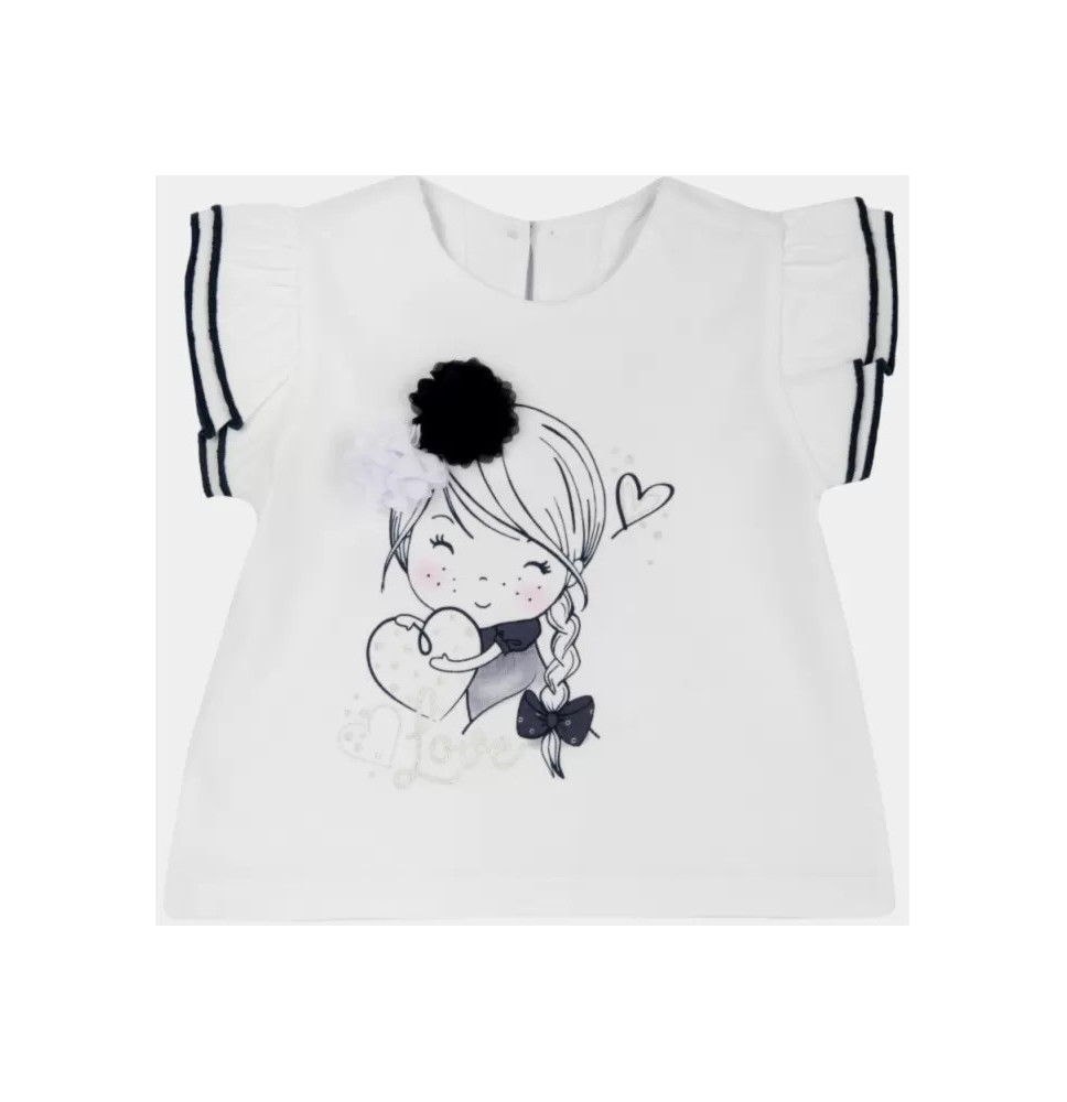 Maglietta Chicco Bimba Bianca 05551