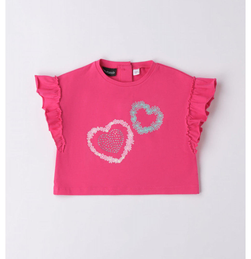 Maglietta Sarabanda Bimba Rosa 6598