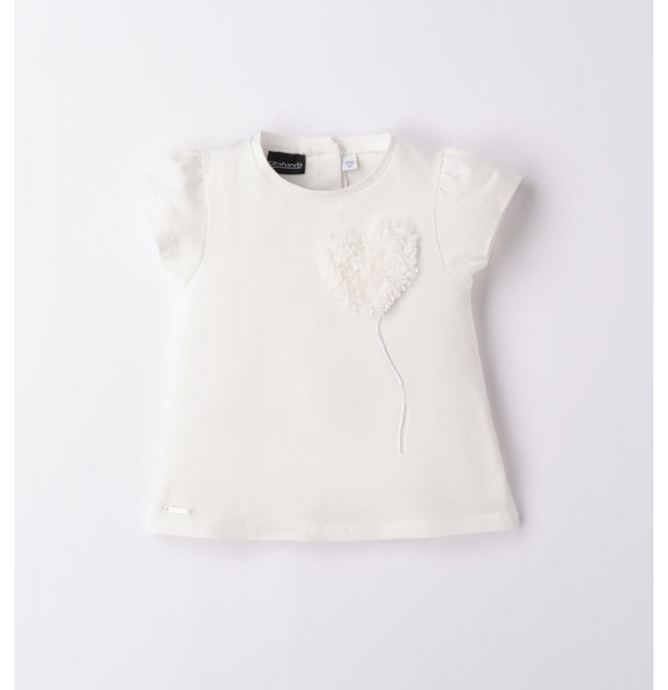 Maglietta Sarabanda Bimba Panna 6577