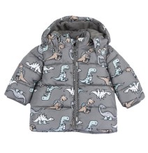 Giubbotto Chicco Grigio  fantasia con cappuccio staccabile 87846