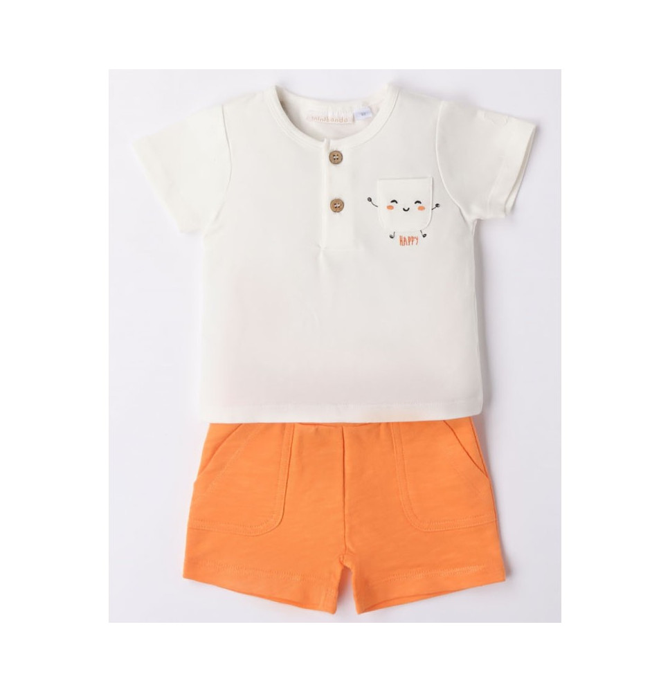 Completo Minibanda Bimbo Bianco 6673