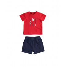 Completo Minibanda Bimbo Rosso 4667