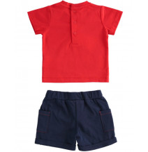 Completo Minibanda Bimbo Rosso 4667