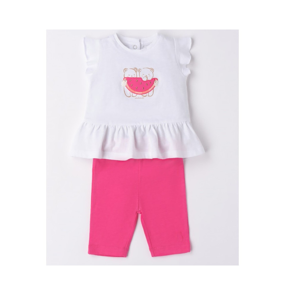 Completo Minibanda Bimba Bianco 6751