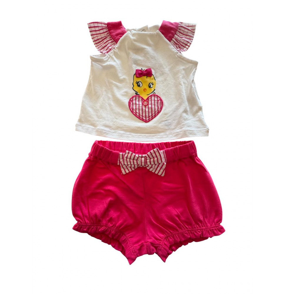 Completo Chicco Bimba Fucsia 77720