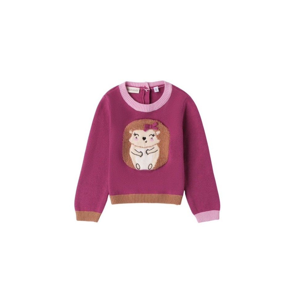 Maglioncino Sarabanda Fucsia bambina A211