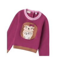 Maglioncino Sarabanda Fucsia bambina A211