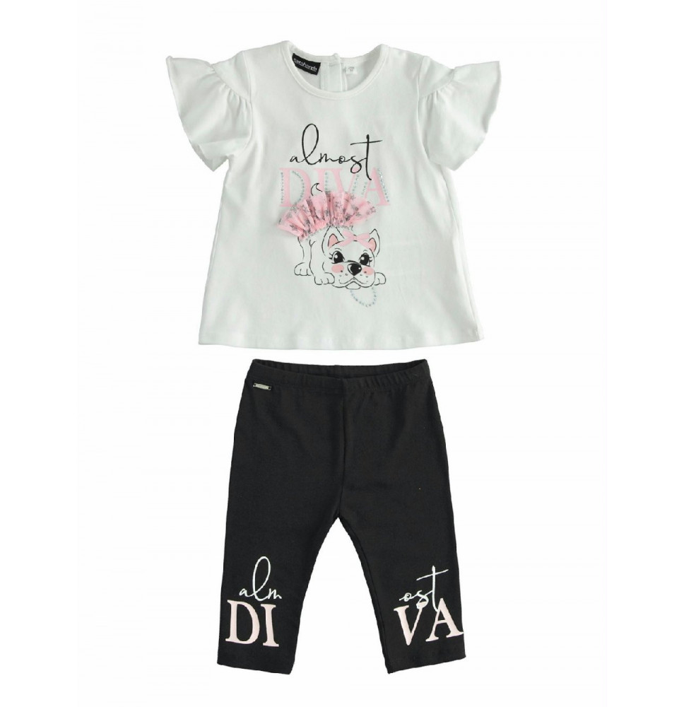 Completo Sarabanda bimba bianco 4081