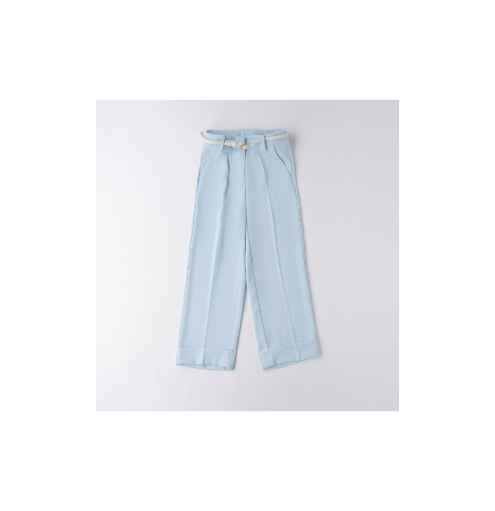 Pantalone Cerimonia Sarabanda Ragazza Azzurro B529