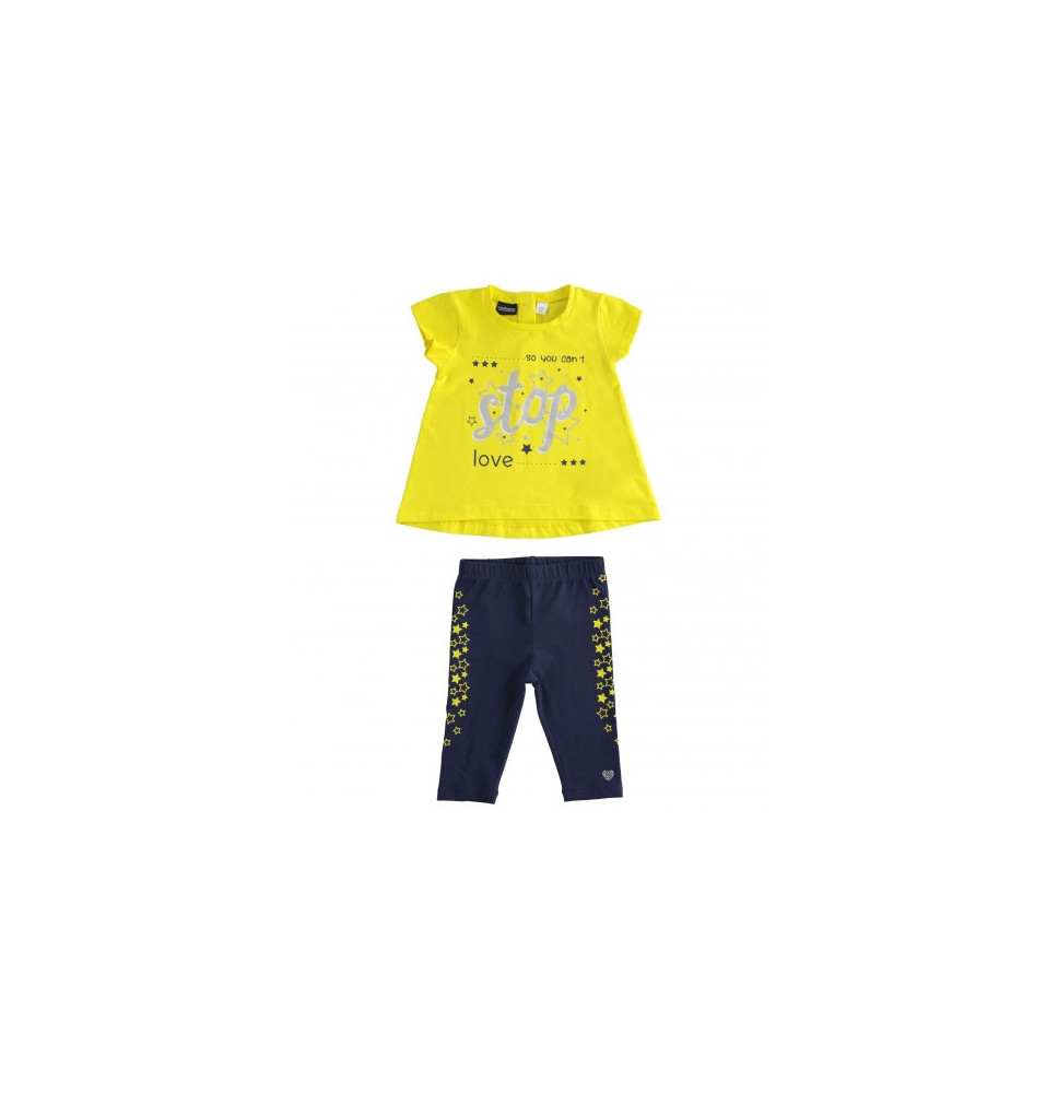 Completo Sarabanda bimba giallo 4772