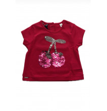 Maglietta Sarabanda bimba bordeaux W854