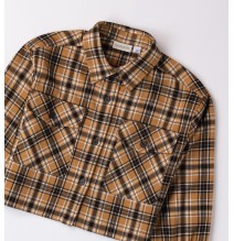 Camicia Sarabanda Marrone a quadri ragazza  A742