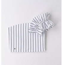 Top Sarabanda Ragazza Bianco a righe B510