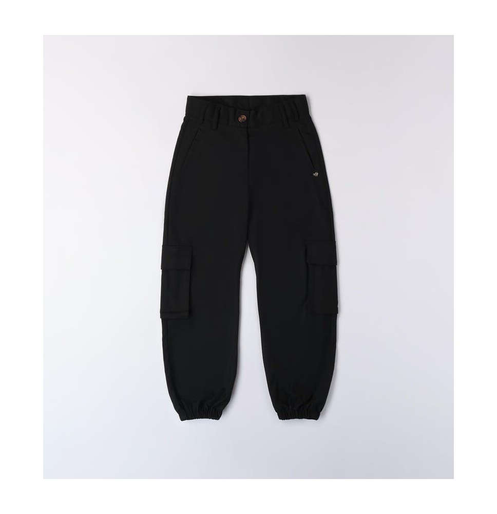 Pantaloni Sarabanda Neri per ragazza  2560A71400