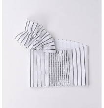 Top Sarabanda Ragazza Bianco a righe B510