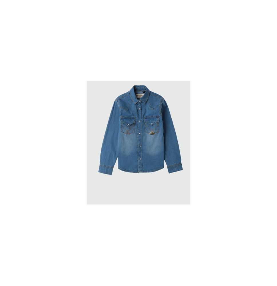 Camicia Roy Roger 'S in denim bimbo B129