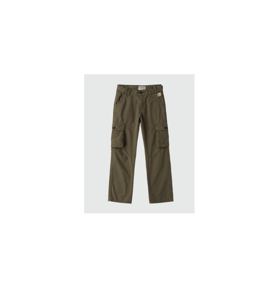 Pantalone Roy Roger'S verde con tasconi bimbo B143