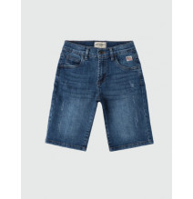 Pantalone Corto Roy Roger's Bimbo in denim lavaggio scuro B19300
