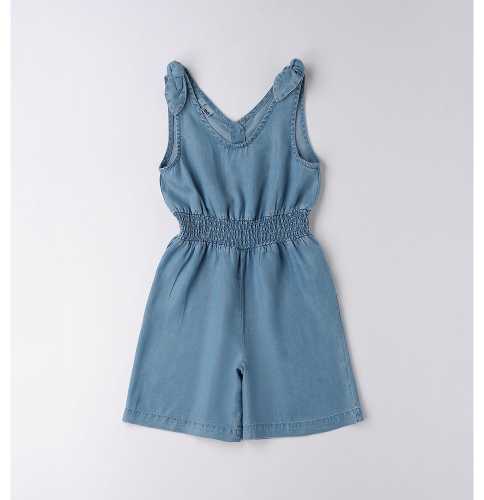 Tuta Corta IDO Ragazza Effetto Denim B875