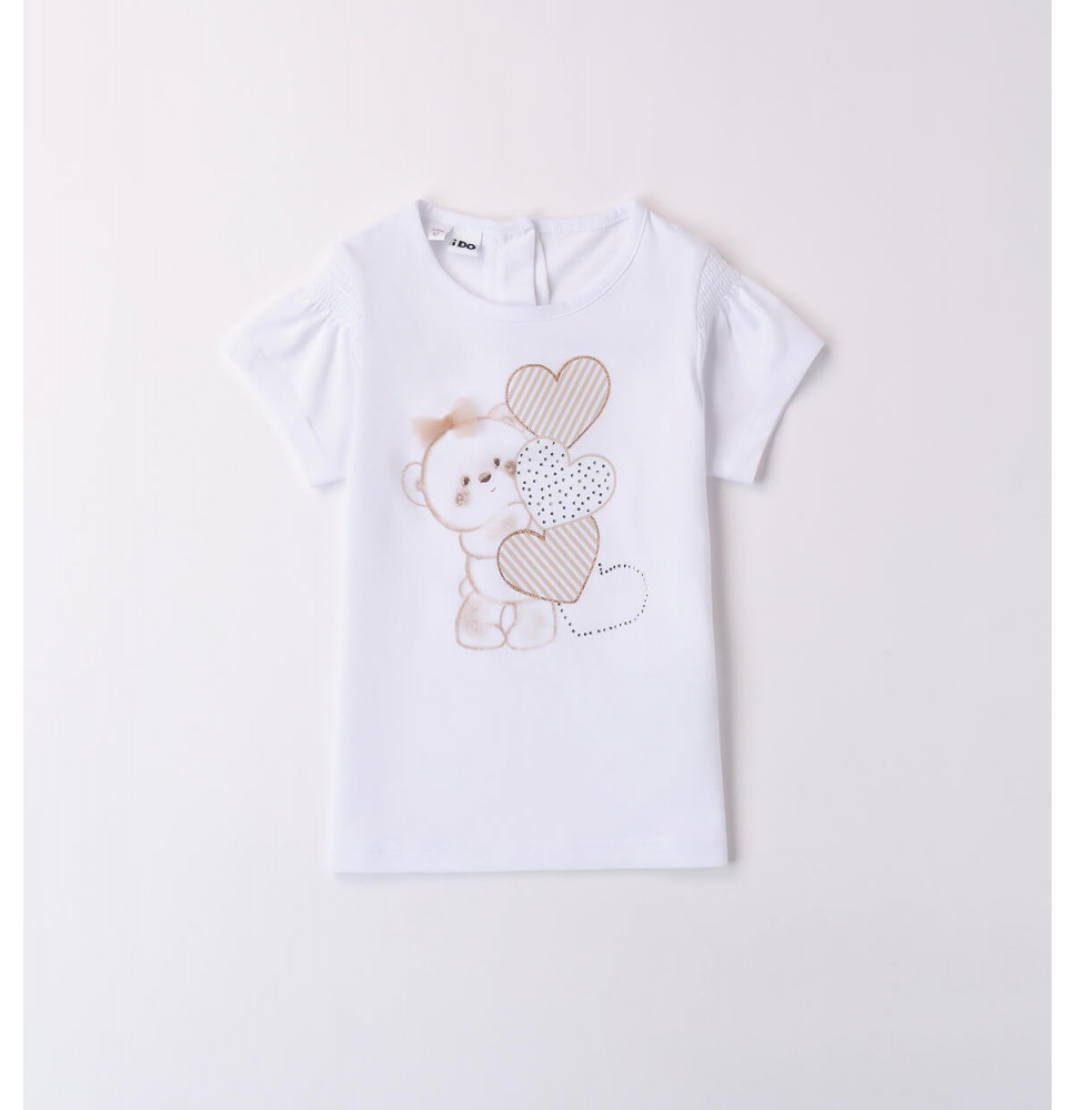 Maglietta IDO Bimba Bianca B367