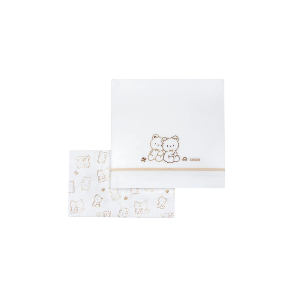 Lenzuola Neonato Chicco Bianco 100388