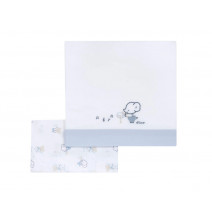 Lenzuola Neonato Chicco Azzurra 100357