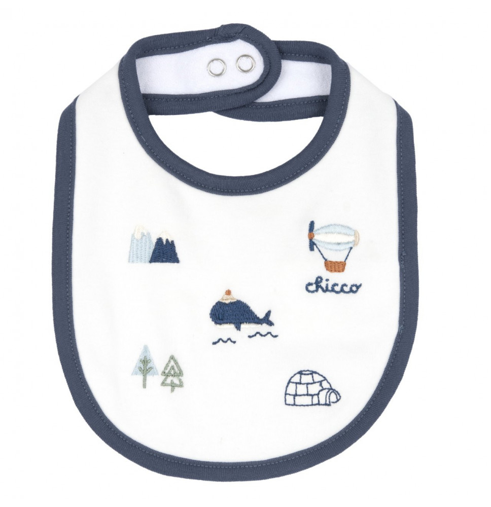 Bavaglino Chicco Neonato Bianco 100638