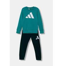 Tuta Adidas Bambino Verde JW2436